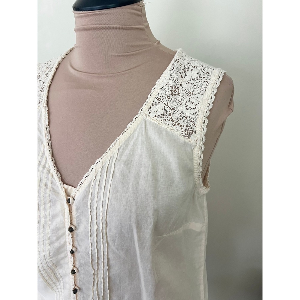 Vintage Y2K Sanctuary Romantic Lace Tank Top - Picture 5 of 6